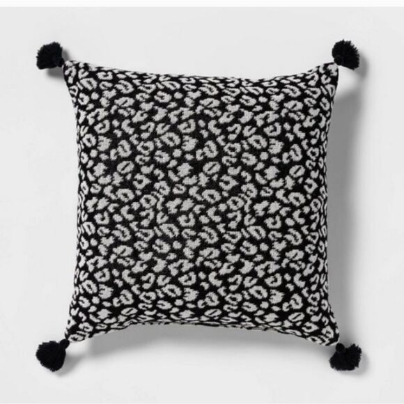 TWO Animal Print Square Throw Pillows - Picture 1 of 2